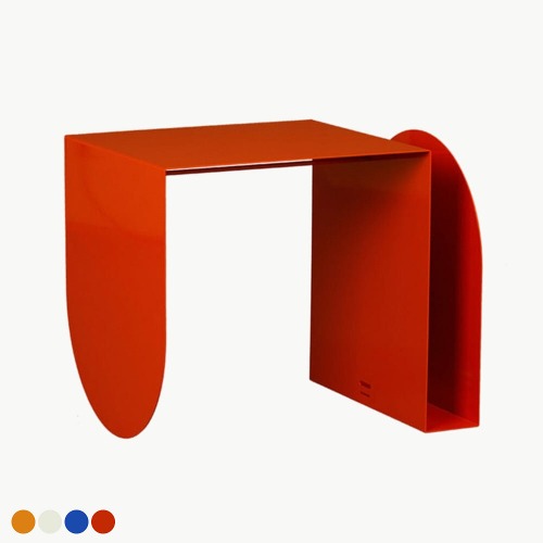 [피알피알] 미니멀리스틱 라운드 테이블 (4colors) 철제 사이드 테이블