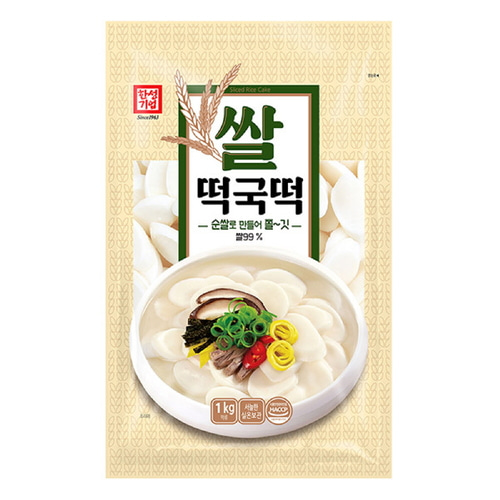 [한성기업] 쌀떡국떡 1kg