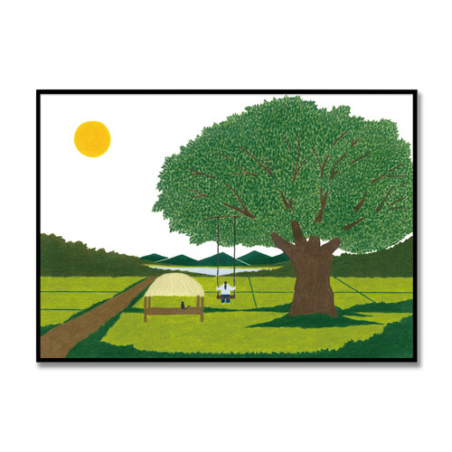 [엘디프] 느티나무 - 맨발나무 작가 29.7x42