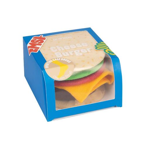[잇마이삭스] 치즈 버거 양말 디자인양말 이색선물