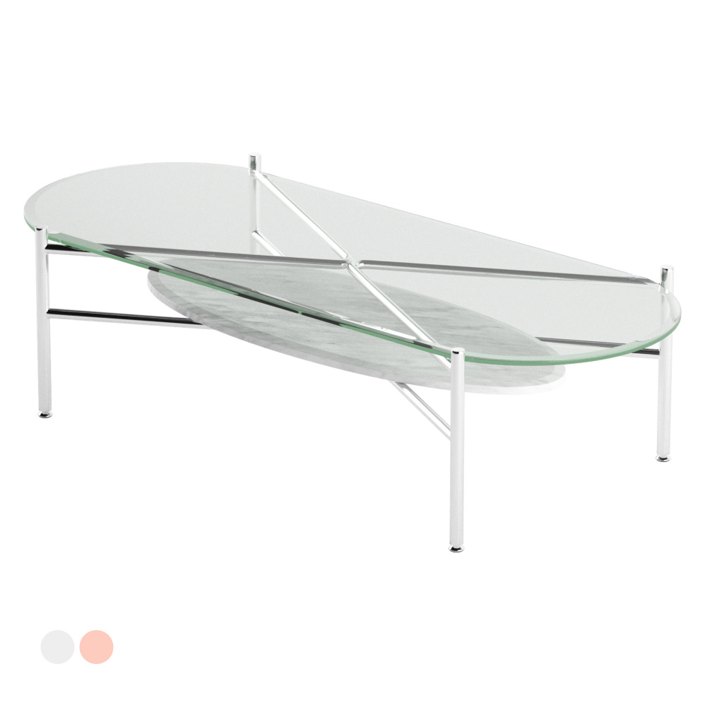 [지베누어] 노브 소파 테이블(넓은형)(2colors) 홈데코 유리 테이블